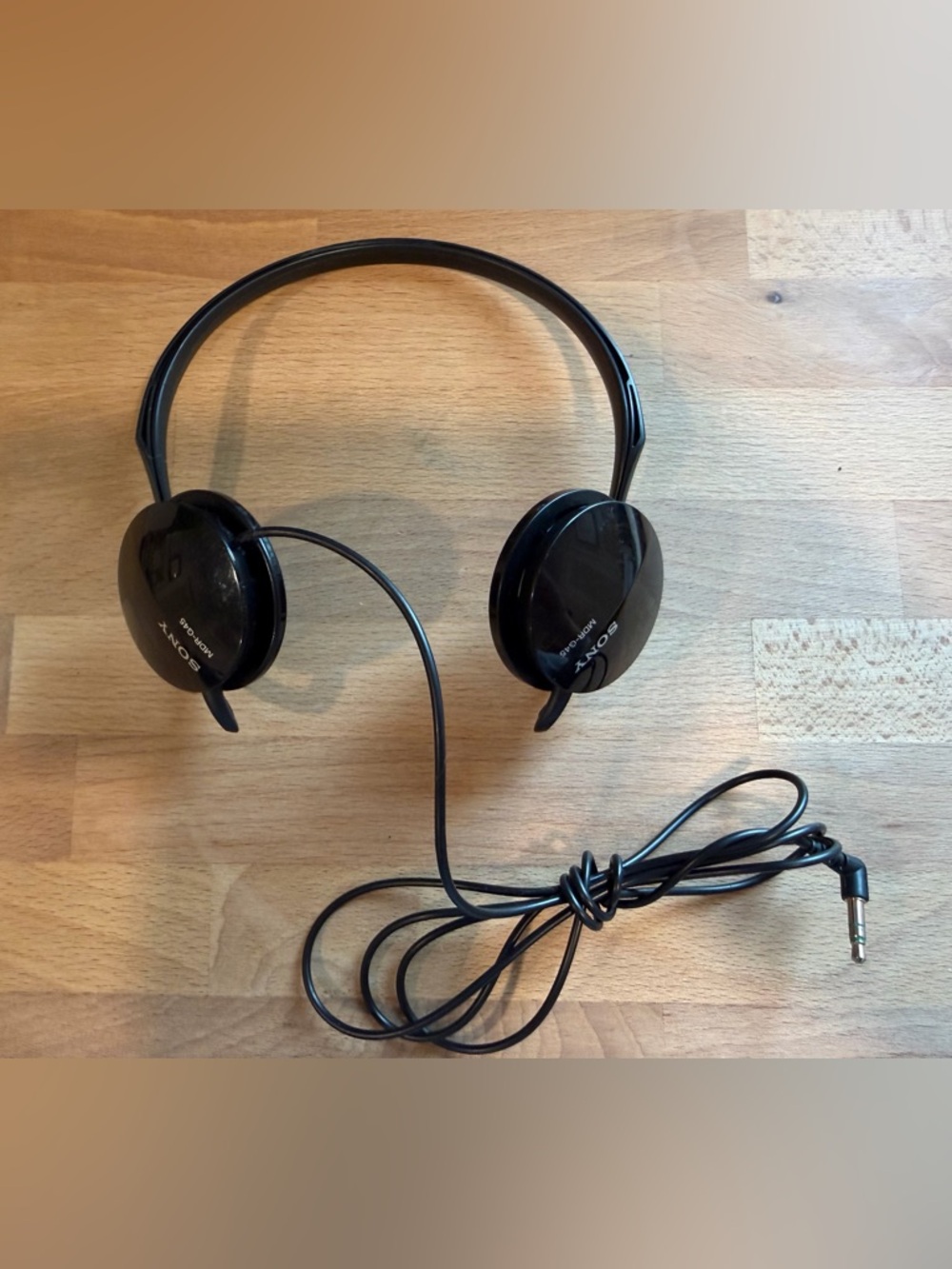 Sony MDR-G45 Behind-The-Neck Headphones - No Ear Foam Pads | Work & Sound Great